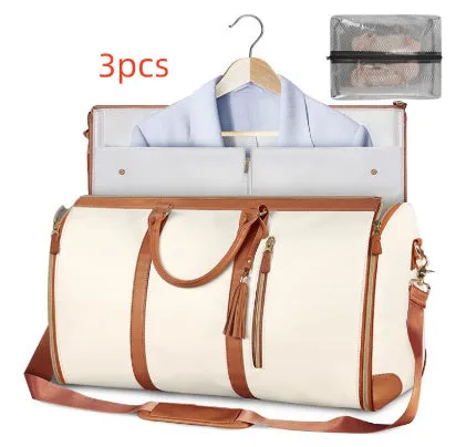 Trebeau Women's Waterproof Maxi Folding Suit Travel Duffle Handbag