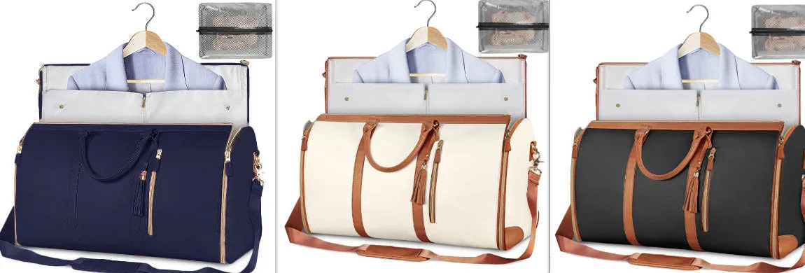 Trebeau Women's Waterproof Maxi Folding Suit Travel Duffle Handbag
