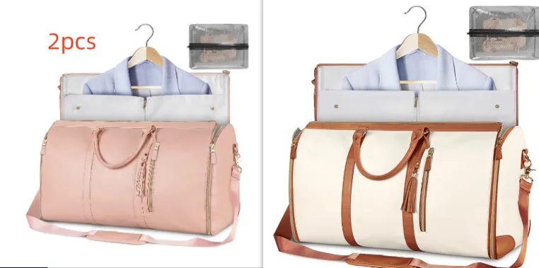 Trebeau Women's Waterproof Maxi Folding Suit Travel Duffle Handbag
