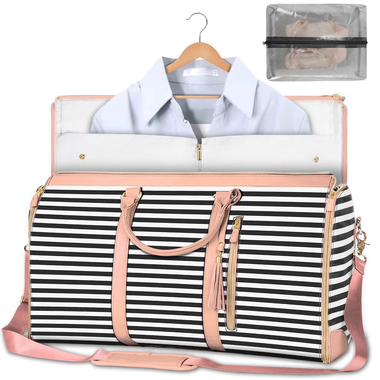 Trebeau Women's Waterproof Maxi Folding Suit Travel Duffle Handbag