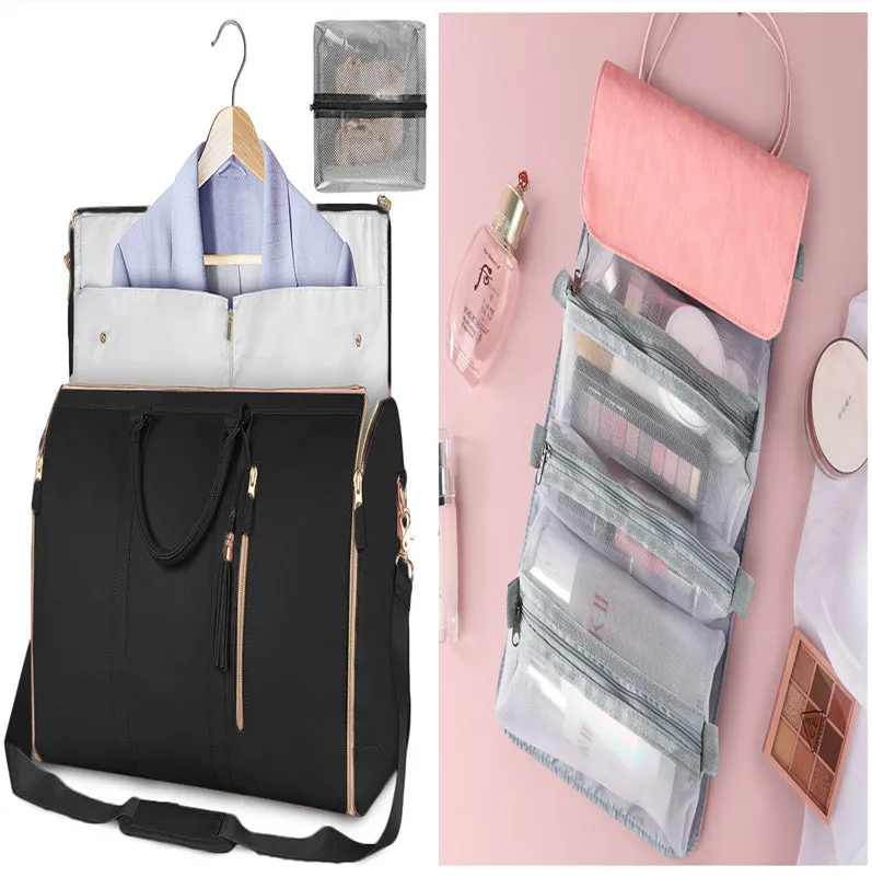 Trebeau Women's Waterproof Maxi Folding Suit Travel Duffle Handbag