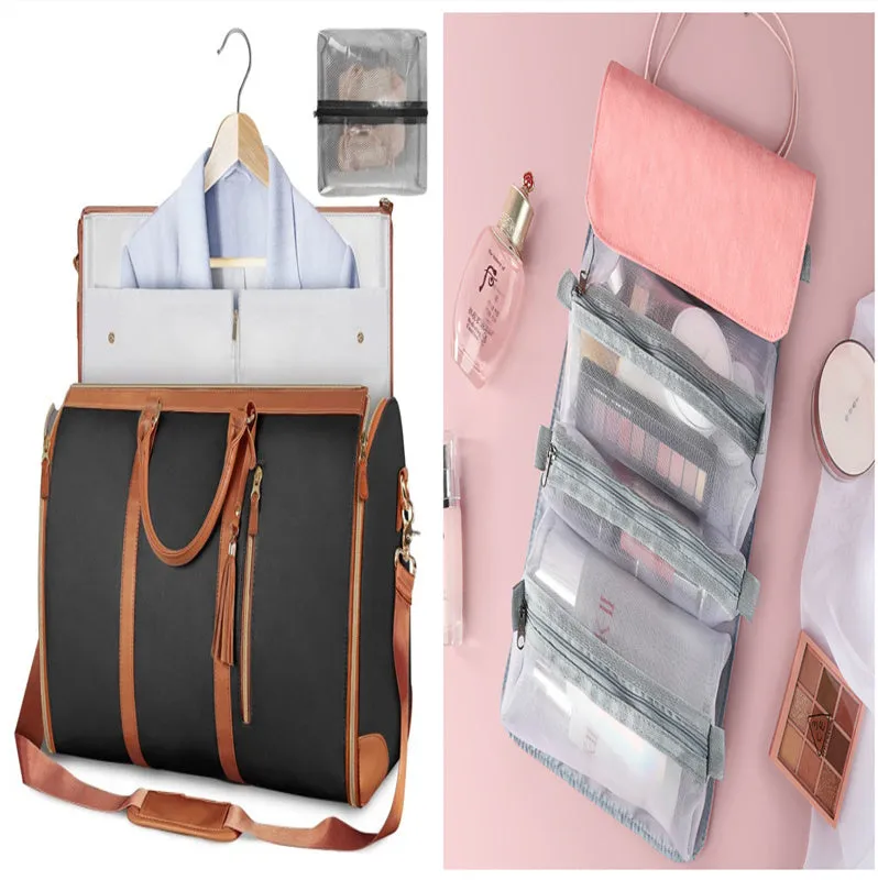 Trebeau Women's Waterproof Maxi Folding Suit Travel Duffle Handbag