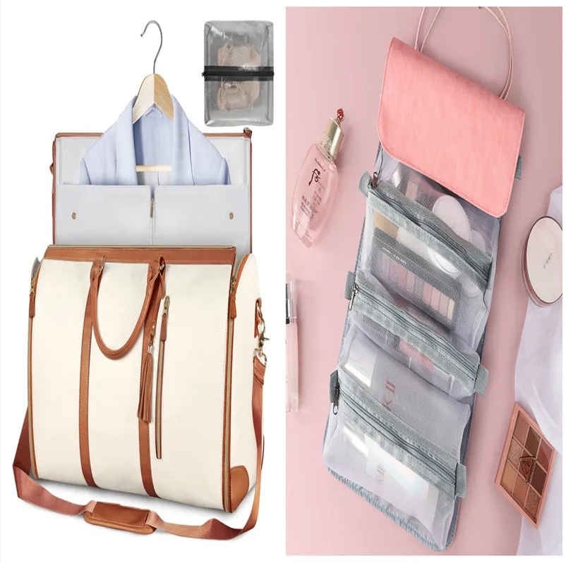 Trebeau Women's Waterproof Maxi Folding Suit Travel Duffle Handbag