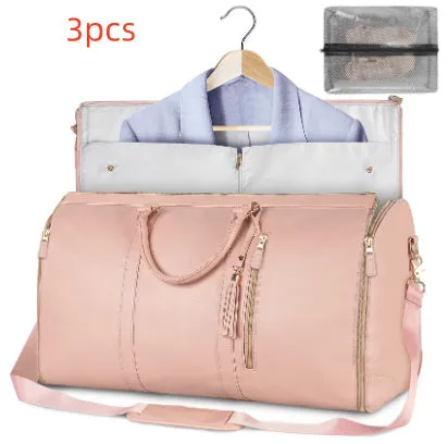 Trebeau Women's Waterproof Maxi Folding Suit Travel Duffle Handbag