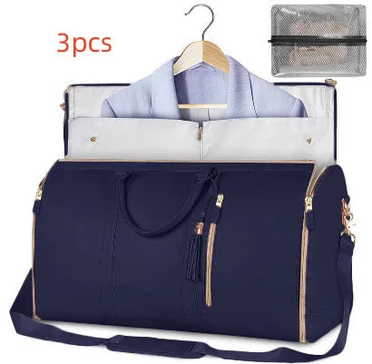 Trebeau Women's Waterproof Maxi Folding Suit Travel Duffle Handbag