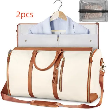 Trebeau Women's Waterproof Maxi Folding Suit Travel Duffle Handbag