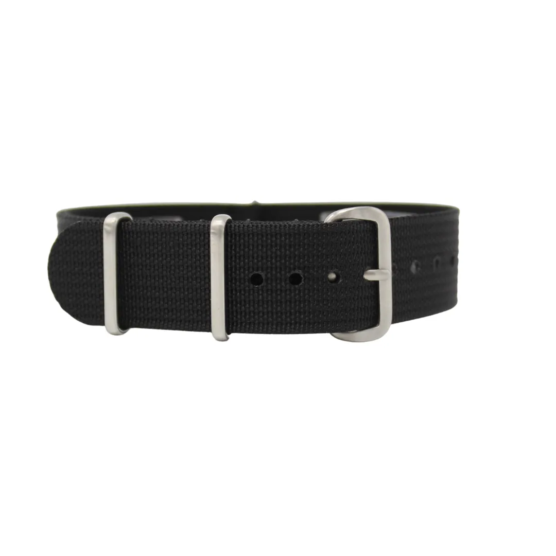 Tuxedo Black - Nato Watch Strap For Rolex Oyster Perpetual