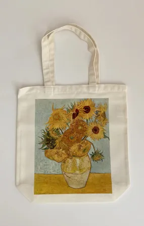 Van Gogh Sunflowers (3Rd München Version) /Starry Night Tote Bag