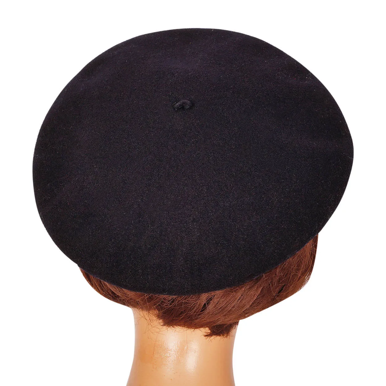 Vintage French Beret Hat Boina Ederra Basque Excelsiora Super Foulard Navy Blue