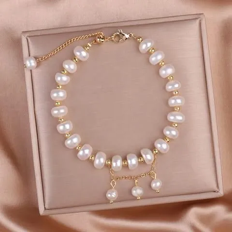 White Beads Bracelet for Girls