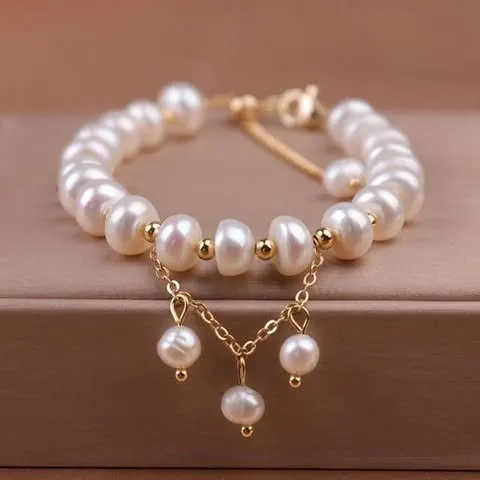 White Beads Bracelet for Girls