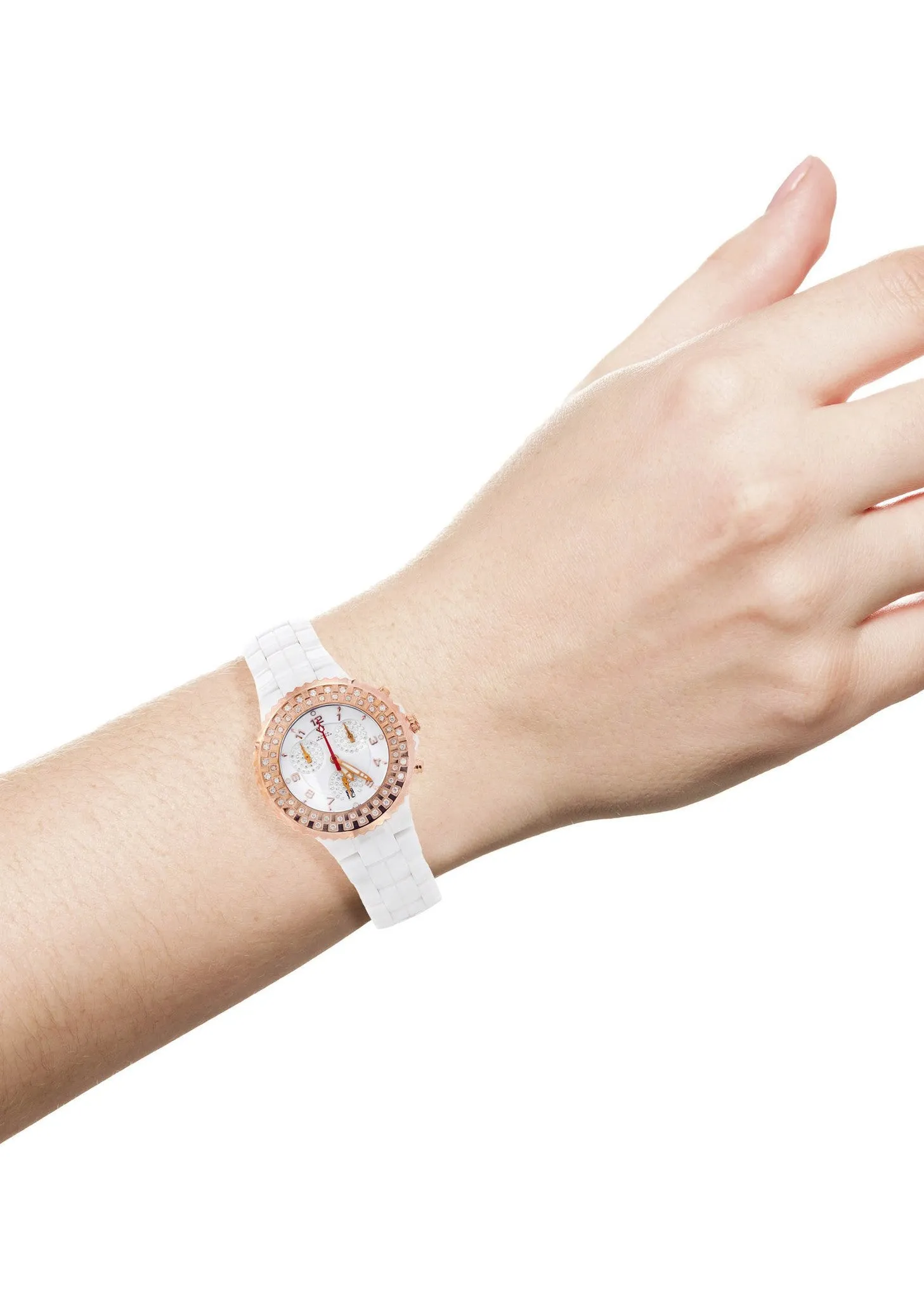 Womens Rose Gold Tone Diamond Watch | Appx 1.1 Carats