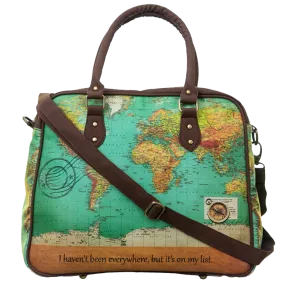 World Map Travel Bag