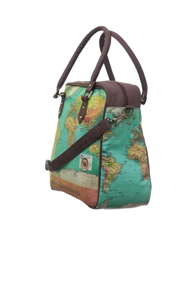 World Map Travel Bag