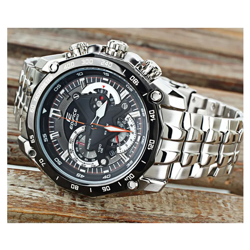 WW0654 Casio Edifice Chronograph Chain Watch EF-550D-1AVUDF