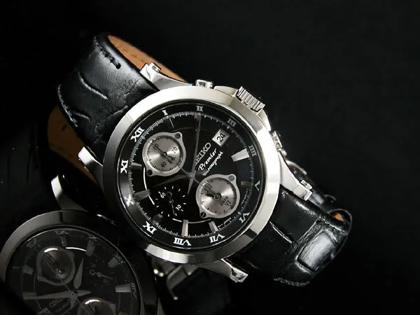 WW0875 Seiko Premier Chronograph Chain Watch SNA587P1